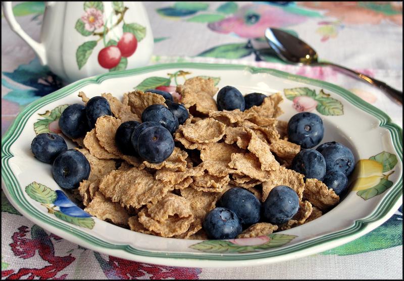 On breakfast cereal is the perfect way to serve Bennett Orchards blueberries. JACK CLEMONS PHOTOS